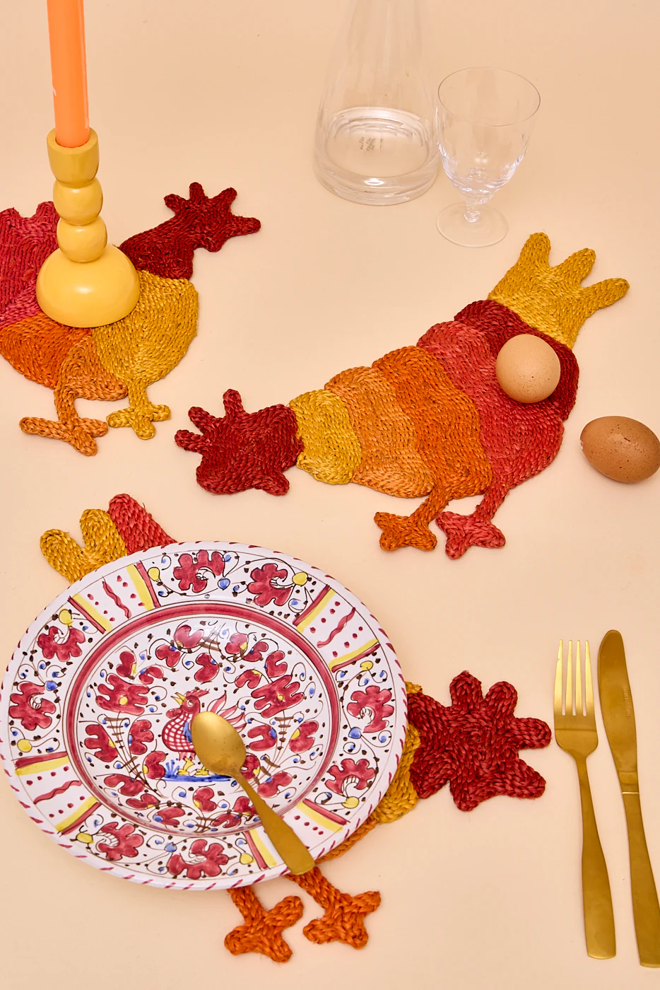 Set of  3 Chicken Placemats - Image 4