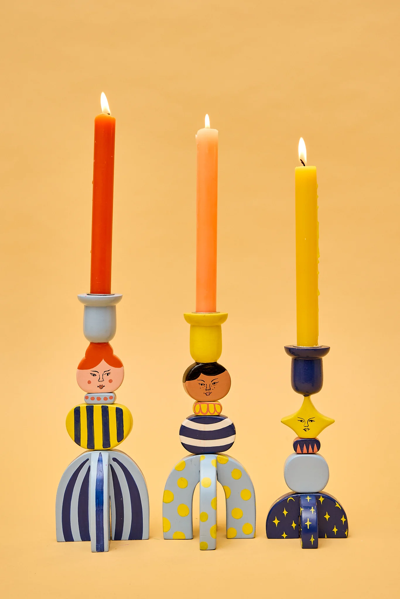 Party People Candlesticks - Woman - Image 3