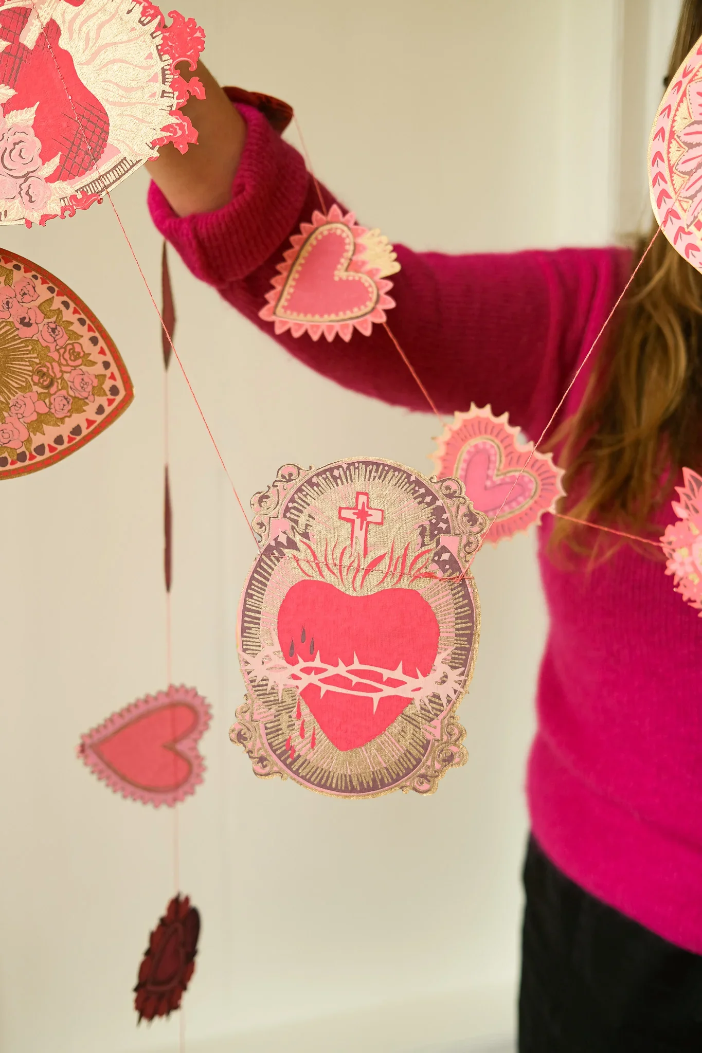 Saint Valentine Sewn Garland - Image 3